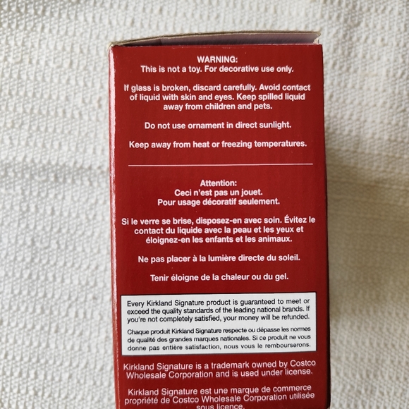 Kirkland Signature Waterglobe Ornament Nutcracker - Picture 4 of 6